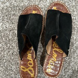 Sam Edelman black wedges